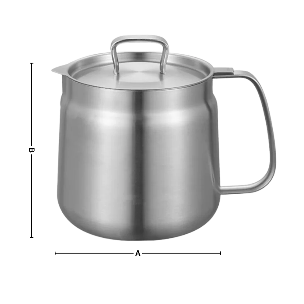 2-in-1 Stainless Steel Deep Frying Pot with Oil Strainer Lid – Japanese Tempura Fryer with Drain Rack, Reusable Oil Filter for Healthy Frying