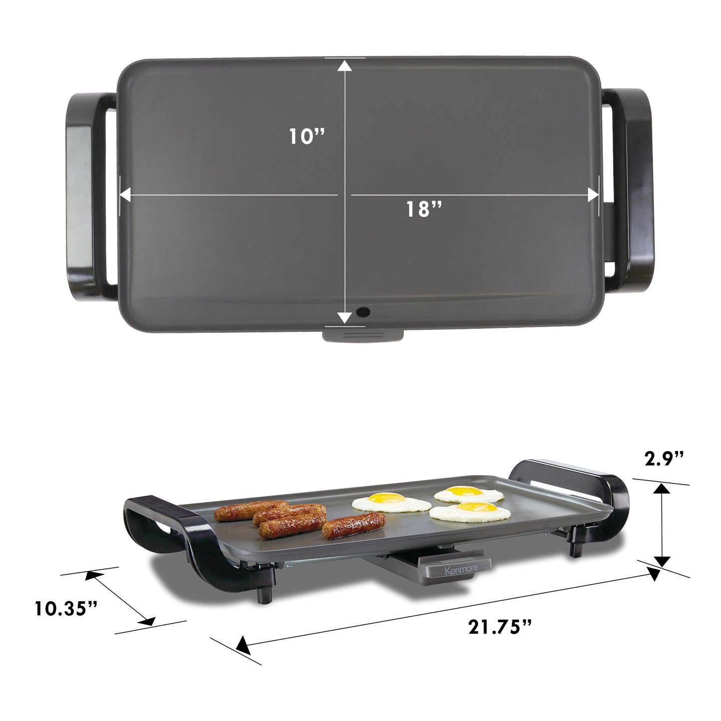Kenmore 10x18 Non-Stick Electric Griddle