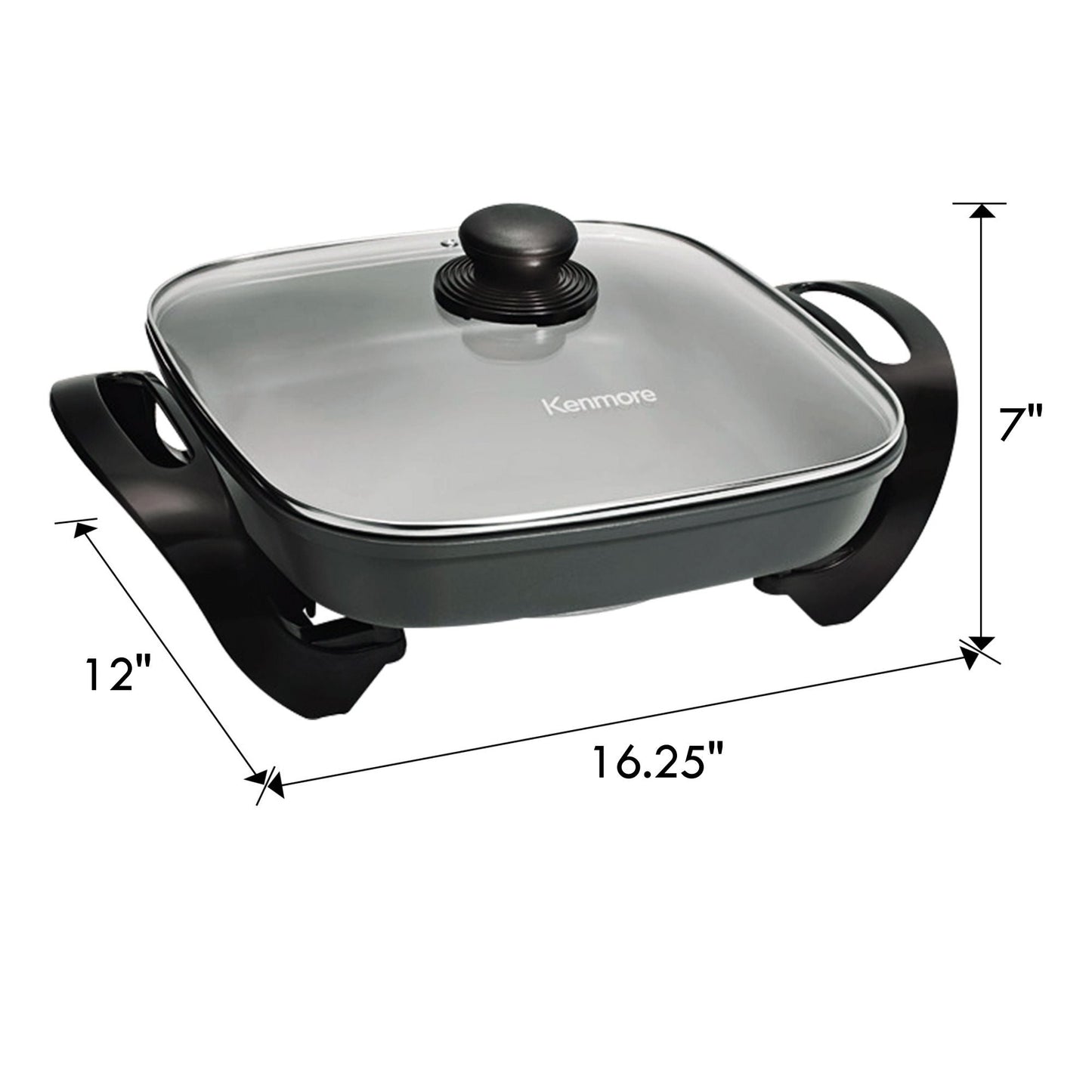 Kenmore Non-Stick Electric Skillet 12x12