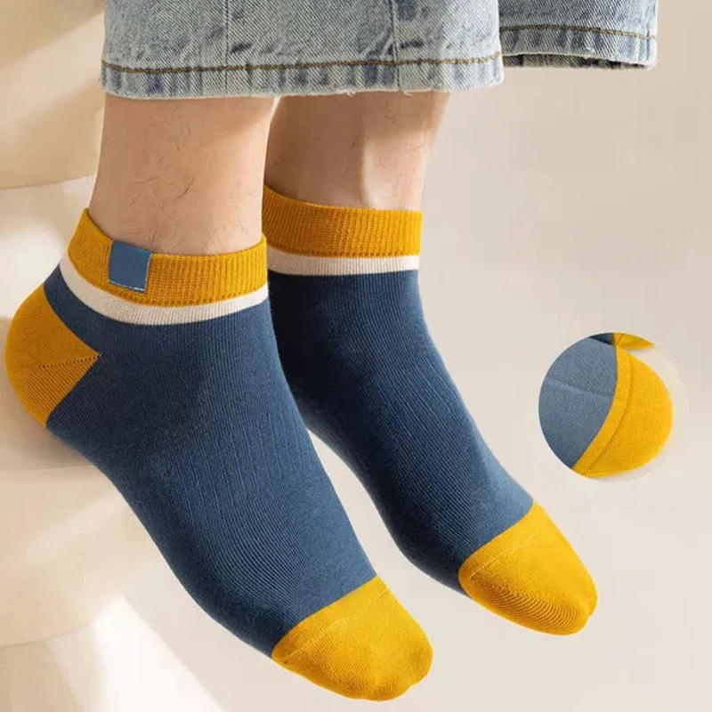 20-Pack Men's Low-Cut Ankle Socks – Thin Breathable Cotton No-Show Socks for Casual, Athletic, Summer & Everyday Wear, Moisture-Wicking