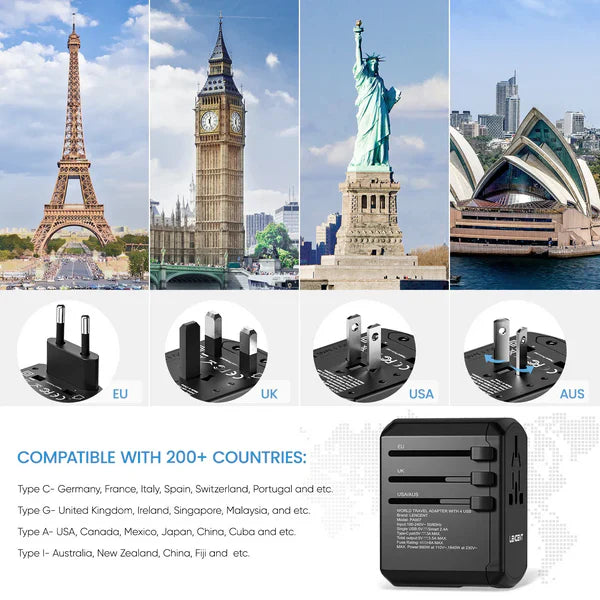 Multi-Port Travel Adapter