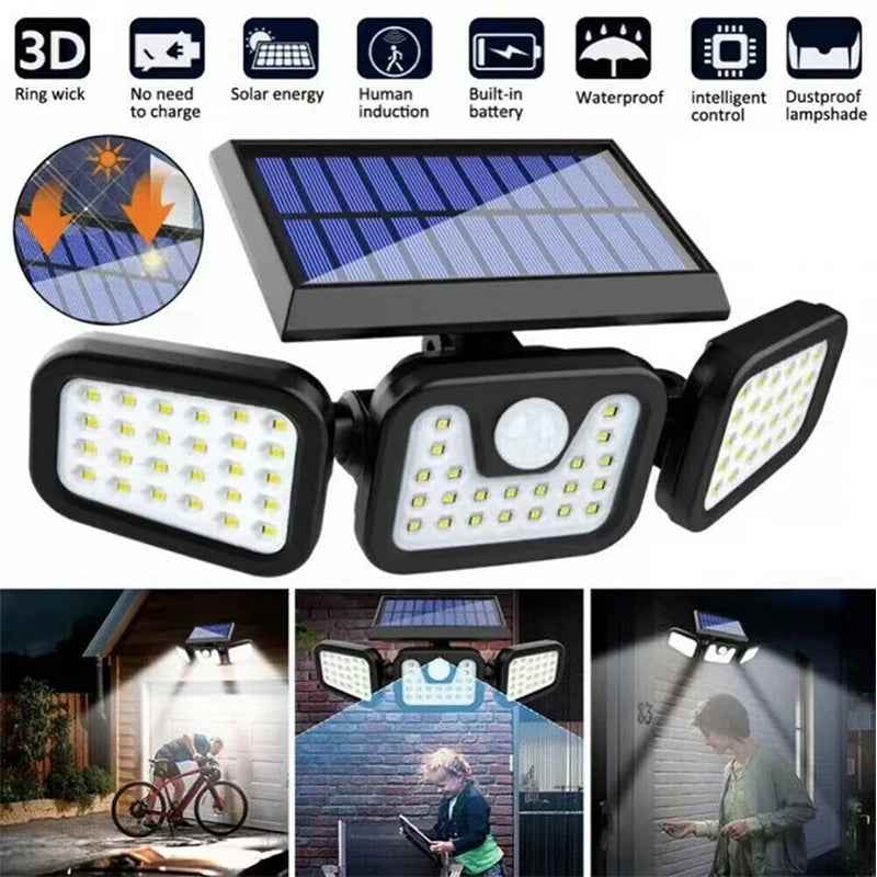 Motion Sensor Solar Light for Outdoor Use