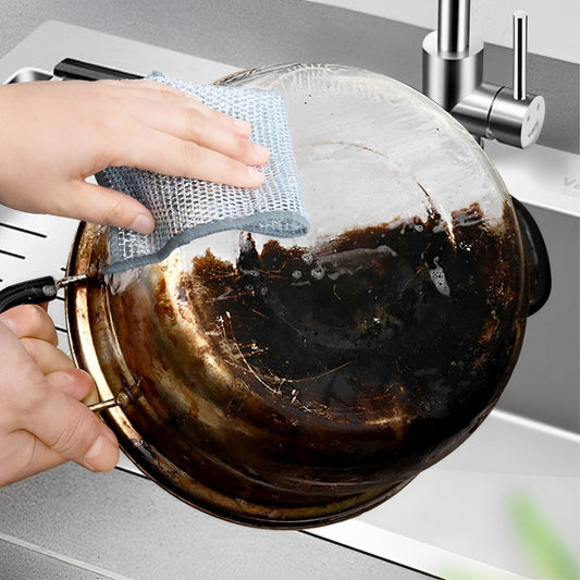 20-Pack Premium Non-Scratch Cleaning Cloths – Multi-Purpose Soft Scrubbing Pads for Dishes, Pots, Non-Stick Pans, Kitchen & Bathroom