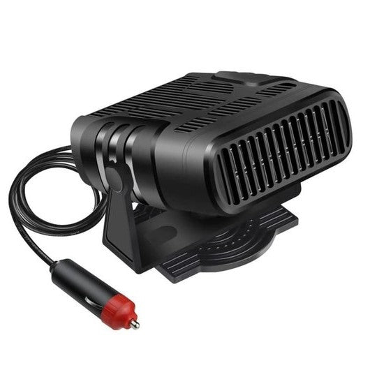 12V Portable Car Heater – 360W Plug-In Automotive Defroster Fan for Windshield, Cabin Heating, Truck, RV, Low Watt Space Heater for Vehicles