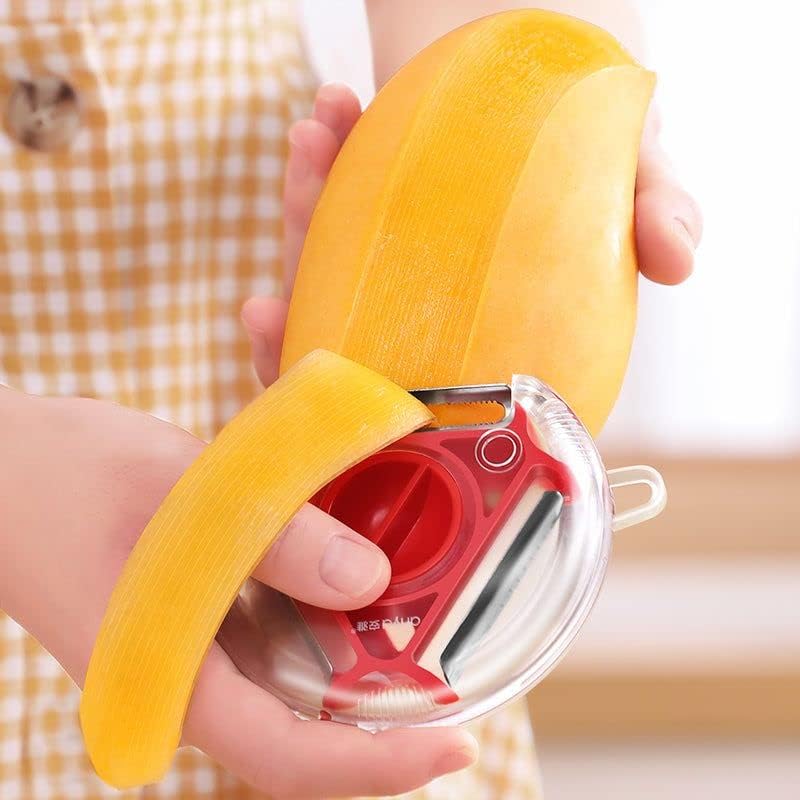 3-in-1 Vegetable Peeler & Shredder Kitchen Tool – Stainless Steel Y-Peeler with Julienne & Shredder Blades for Potatoes, Carrots, Zucchini & Fruit