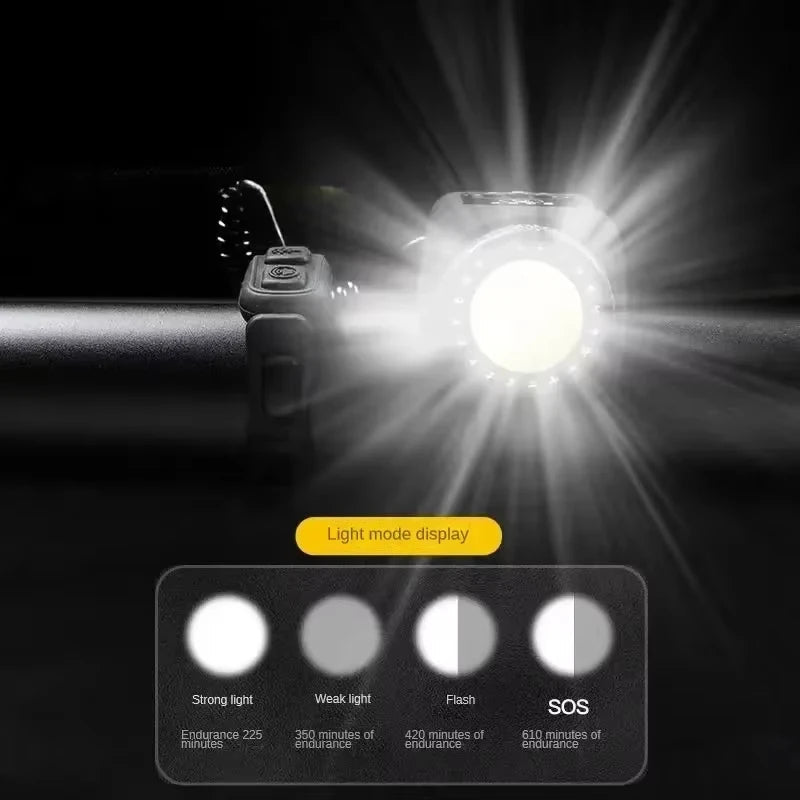 Electric Bike Horn and Front Light