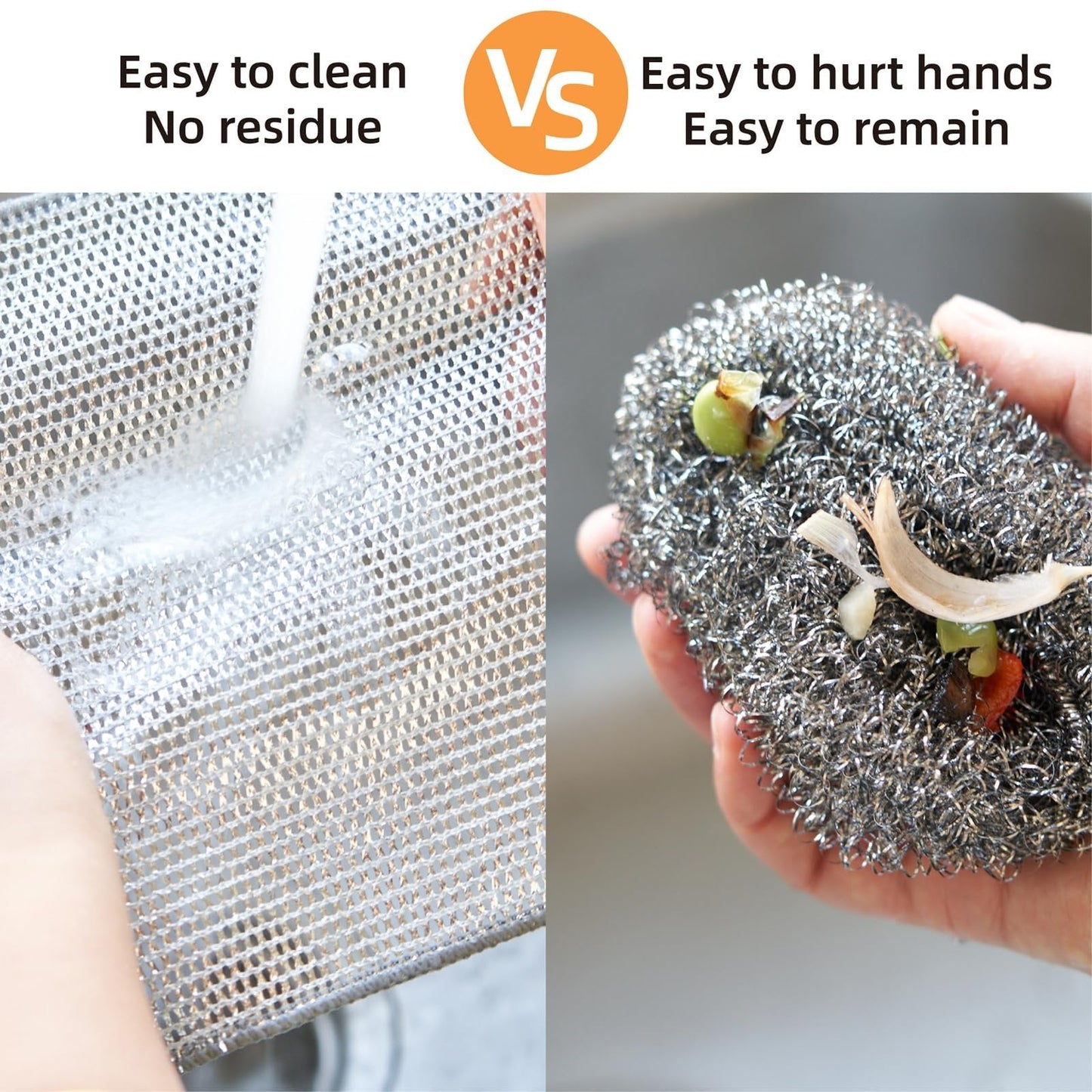 20-Pack Premium Non-Scratch Cleaning Cloths – Multi-Purpose Soft Scrubbing Pads for Dishes, Pots, Non-Stick Pans, Kitchen & Bathroom