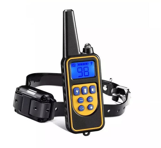 2600ft Range Electronic Dog Training Collar – Waterproof Rechargeable Remote Shock & Vibration E-Collar for Small, Medium & Large Dogs