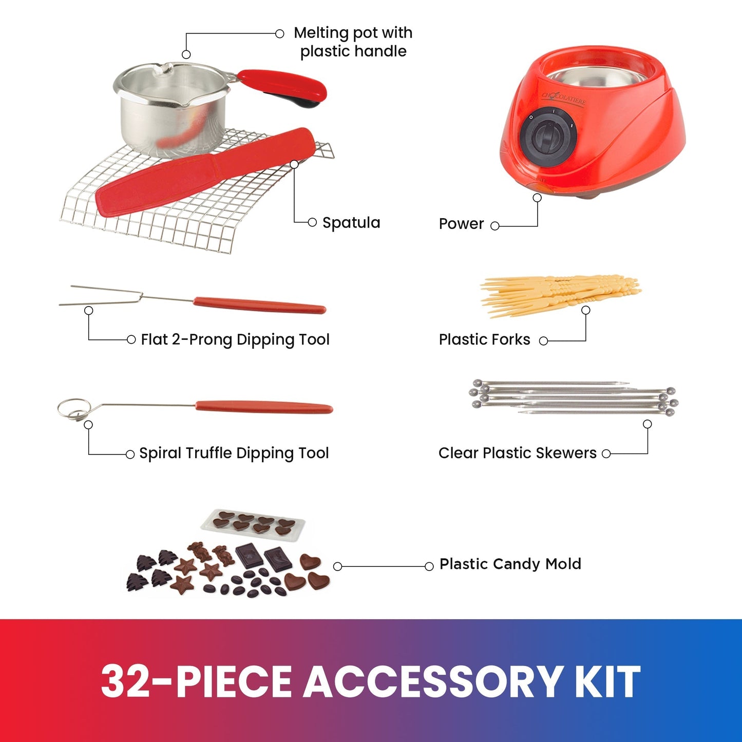 Total Chef Electric Candy Melting Pot