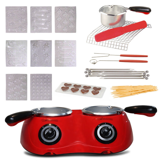 Total Chef Dual Chocolate Fondue Melter