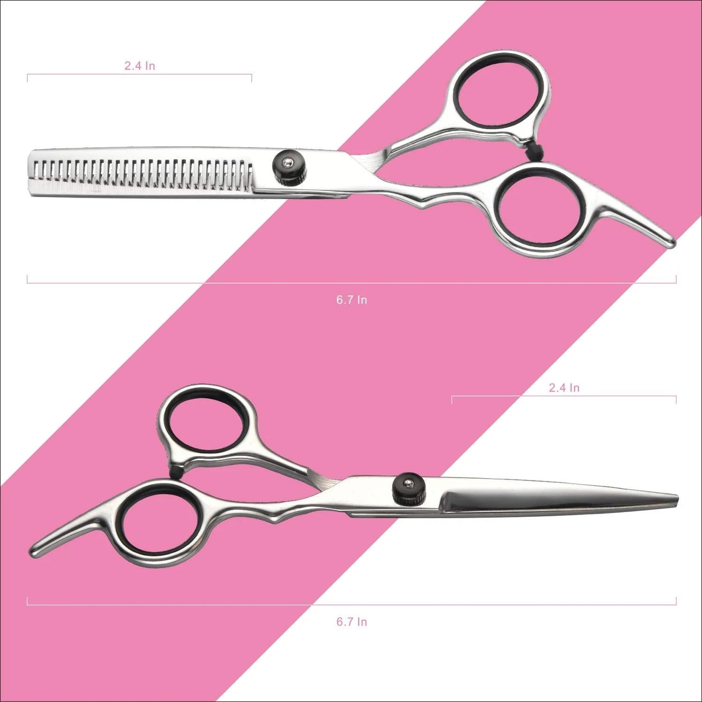Cutting and thinning scissors