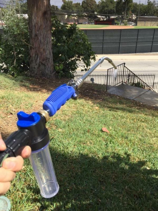 2-in-1 High-Pressure Garden Hose Cleaner – Power Washer Spray Nozzle Attachment for Garden Hose, Car Washing, Patio Cleaning & Outdoor Surfaces