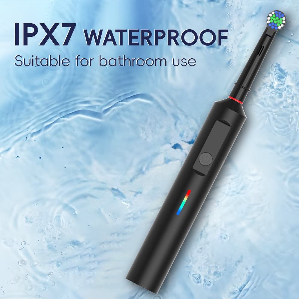 360° Rotating Electric Toothbrush – Oscillating Power Toothbrush with Soft Bristles for Superior Plaque Removal, Whitening & Gum Care