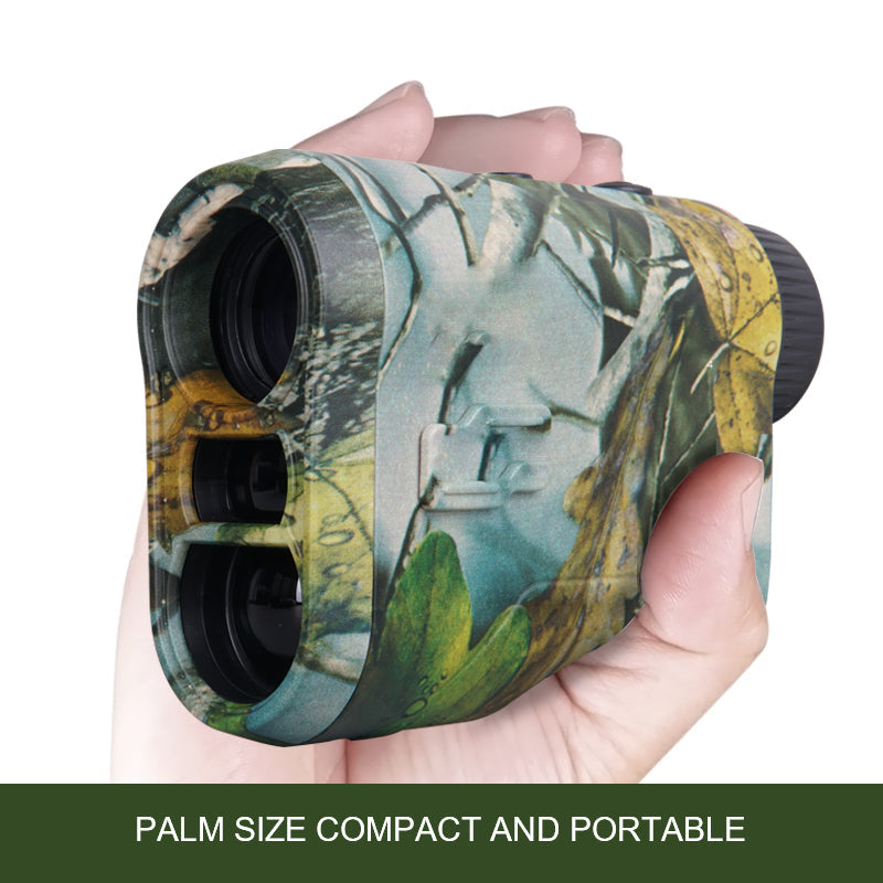 1000 Yard Hunting Laser Range Finder – Waterproof Golf & Archery Rangefinder with Slope Compensation, 6X Magnification, Fast Focus