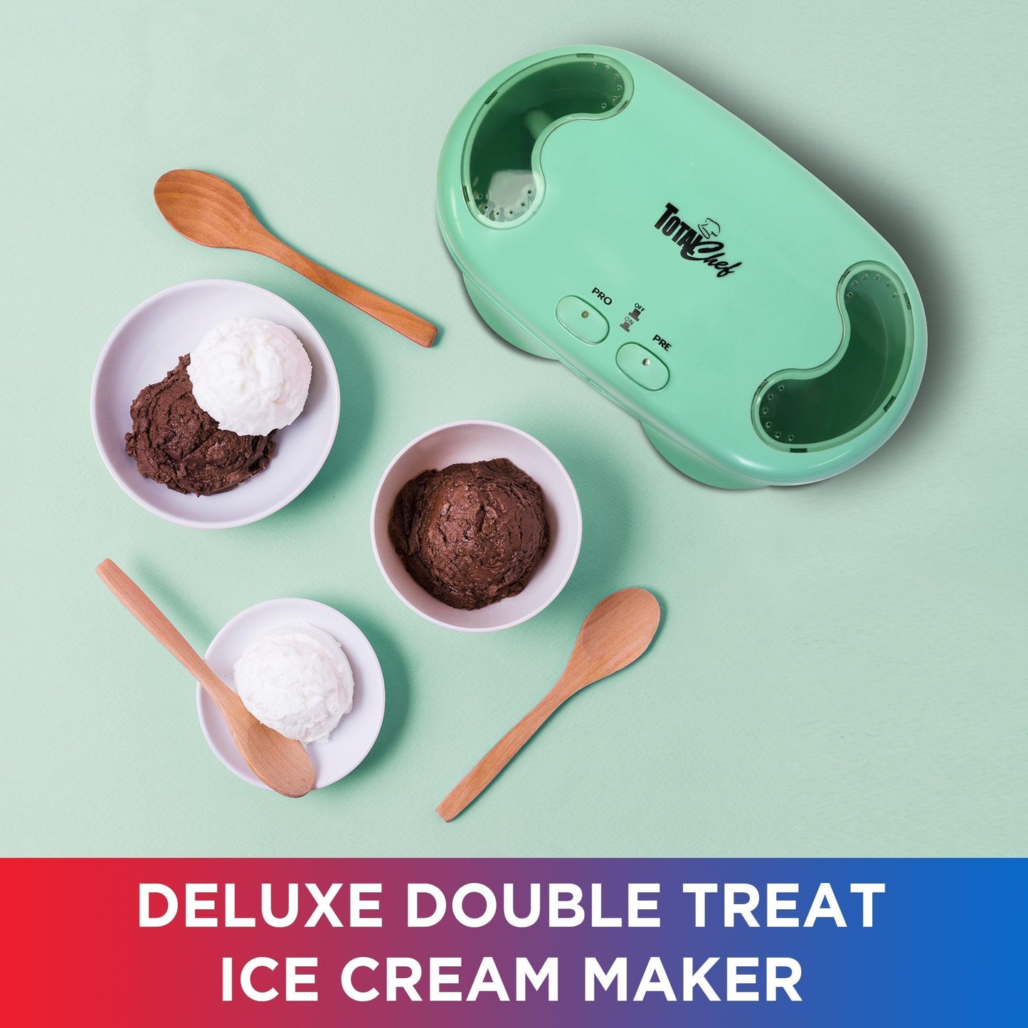 Total Chef Double Tub Ice Cream Maker