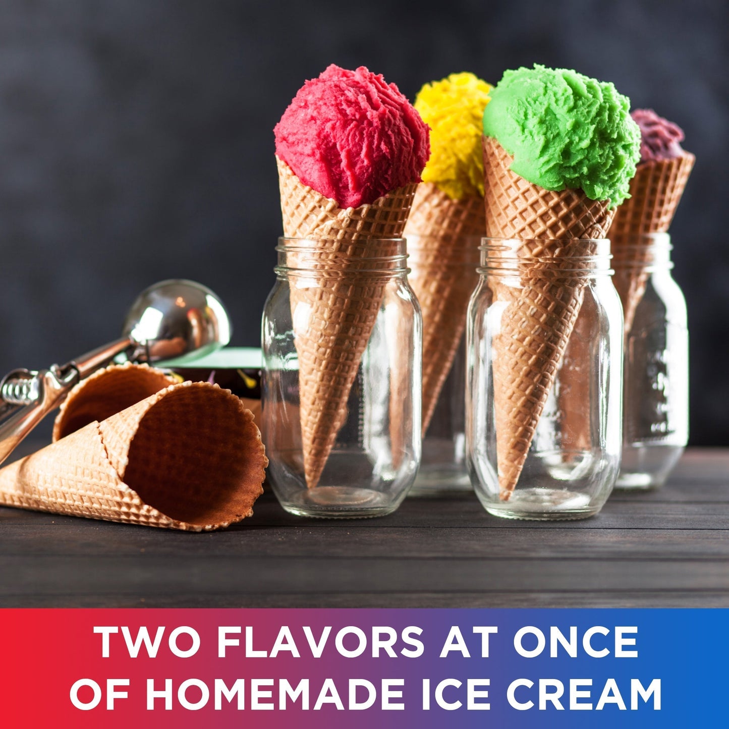 Total Chef Double Tub Ice Cream Maker