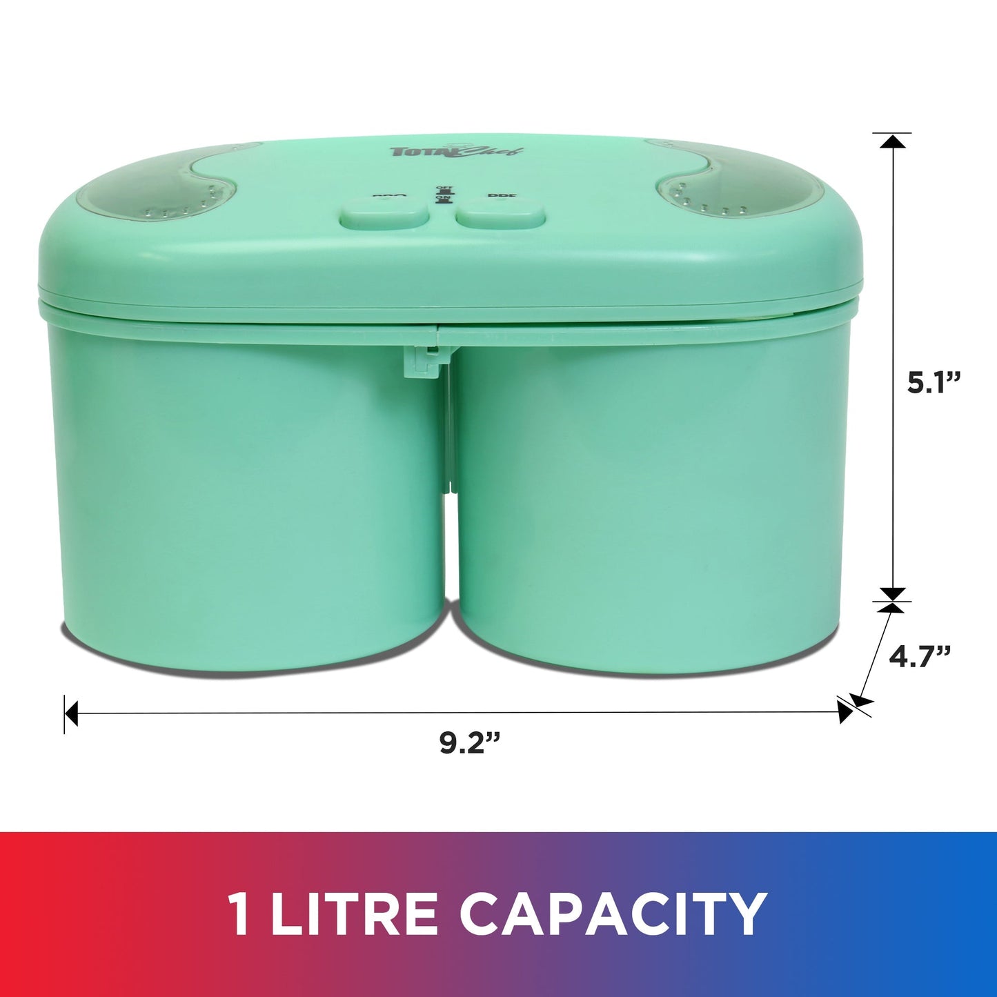 Total Chef Double Tub Ice Cream Maker