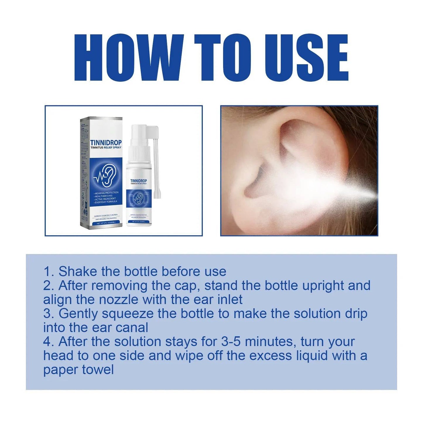 2-Set Natural Ear Comfort Drops – Soothing Botanical Ear Care Formula, Gentle Daily Ear Wellness Support with Easy Dropper Applicator
