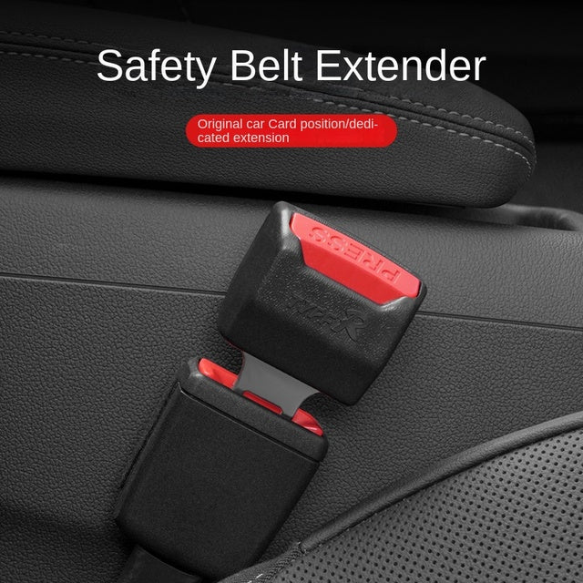2-Pack Car Seat Belt Clip Extender – Adjustable Steel Buckle Extension for a More Comfortable, Customized Fit, Universal Car Travel Accessory
