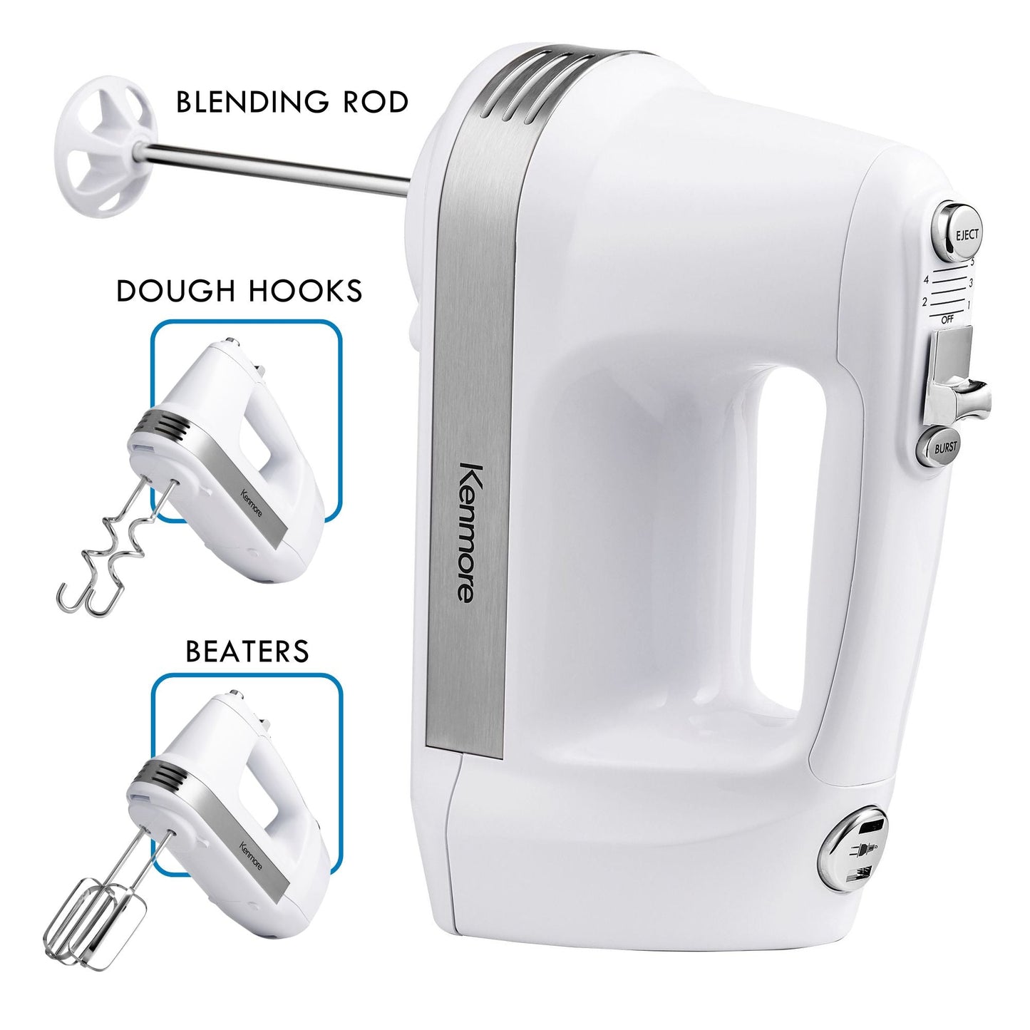 Kenmore 250W 5-Speed Hand Mixer