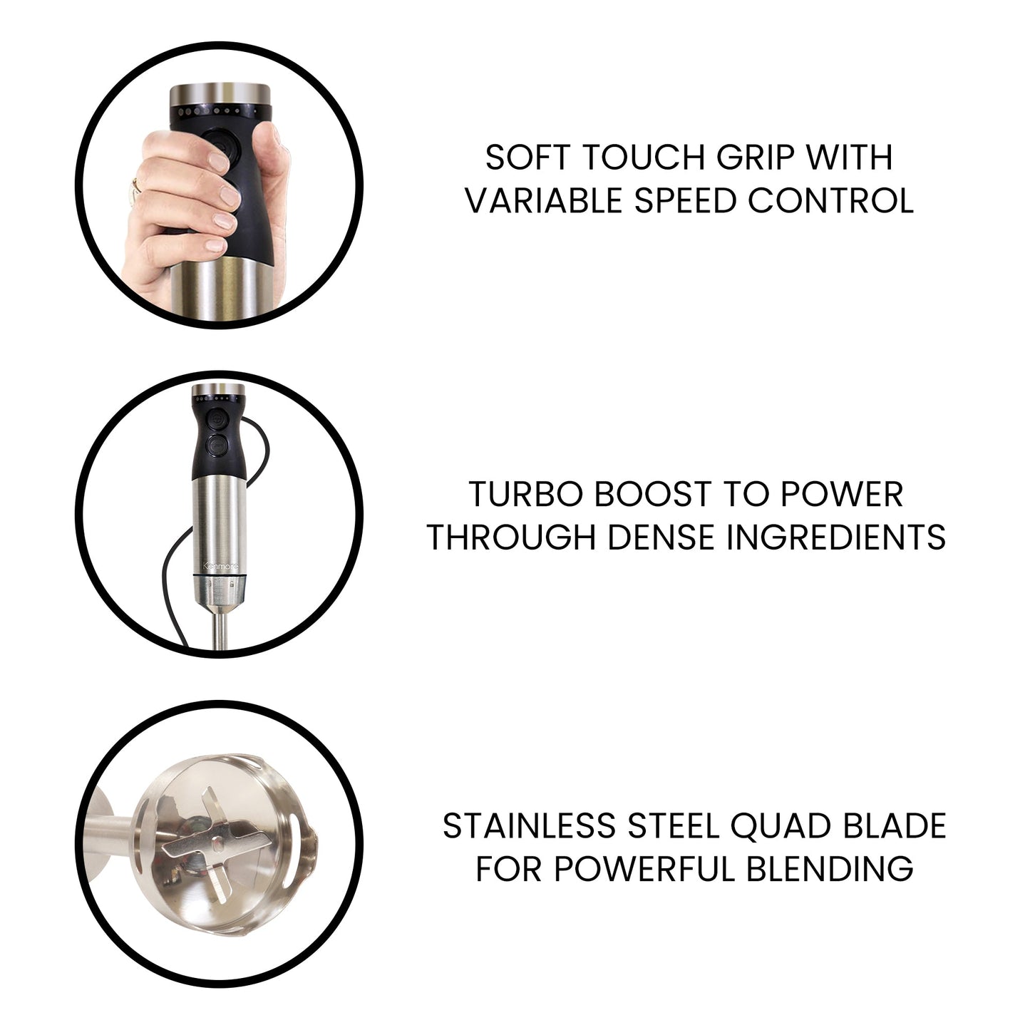 Kenmore Variable Speed Immersion Blender
