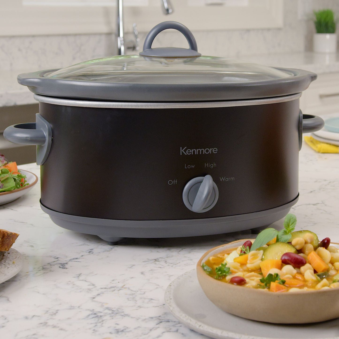 Kenmore 5-Qt Oval Ceramic Slow Cooker