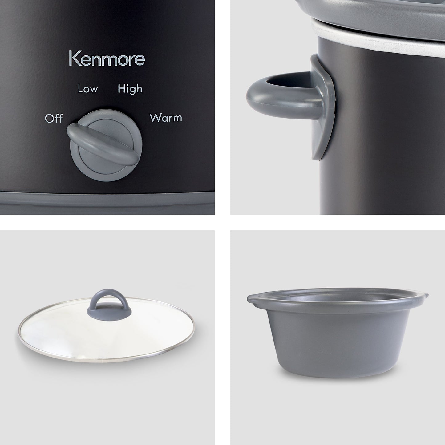 Kenmore 5-Qt Oval Ceramic Slow Cooker