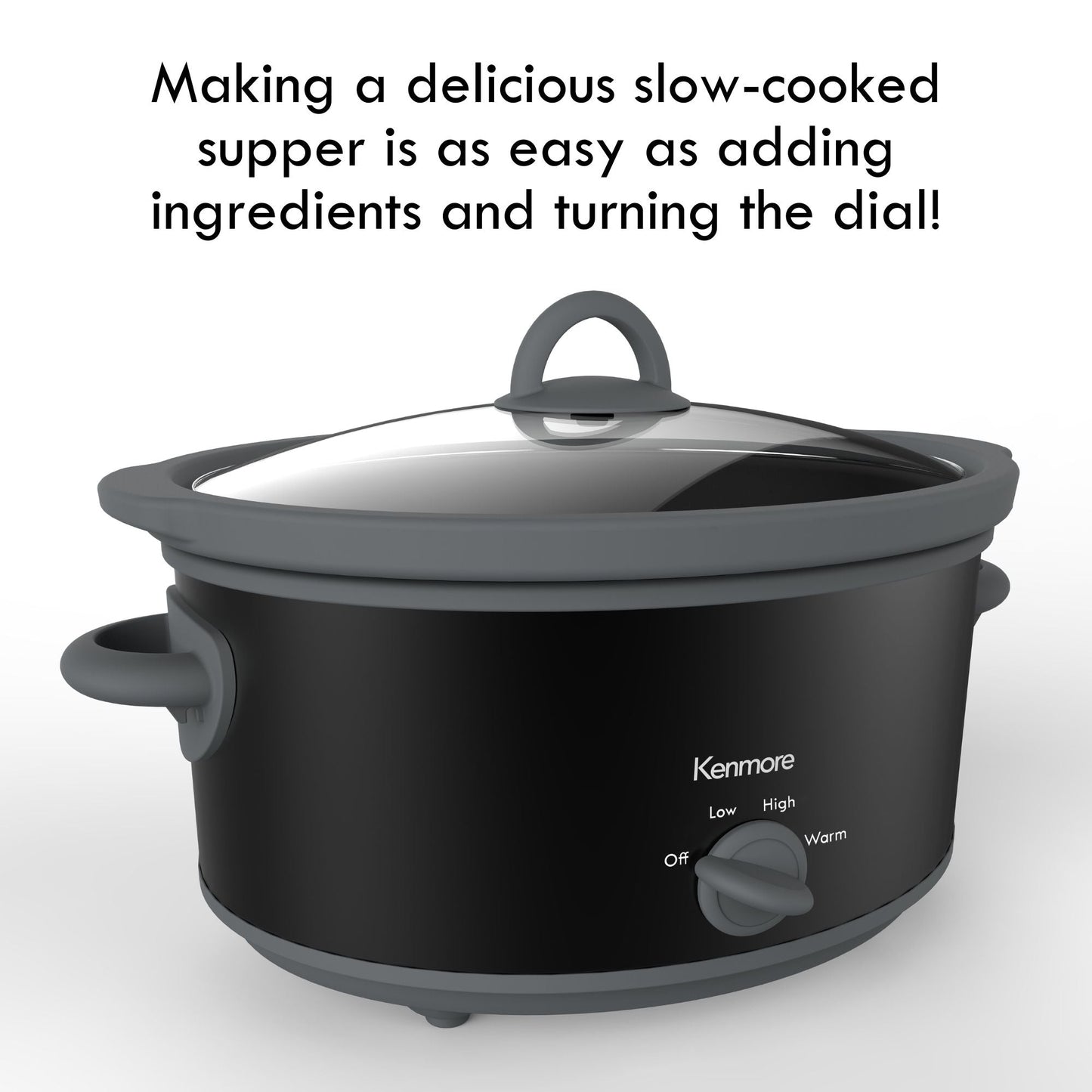 Kenmore 5-Qt Oval Ceramic Slow Cooker