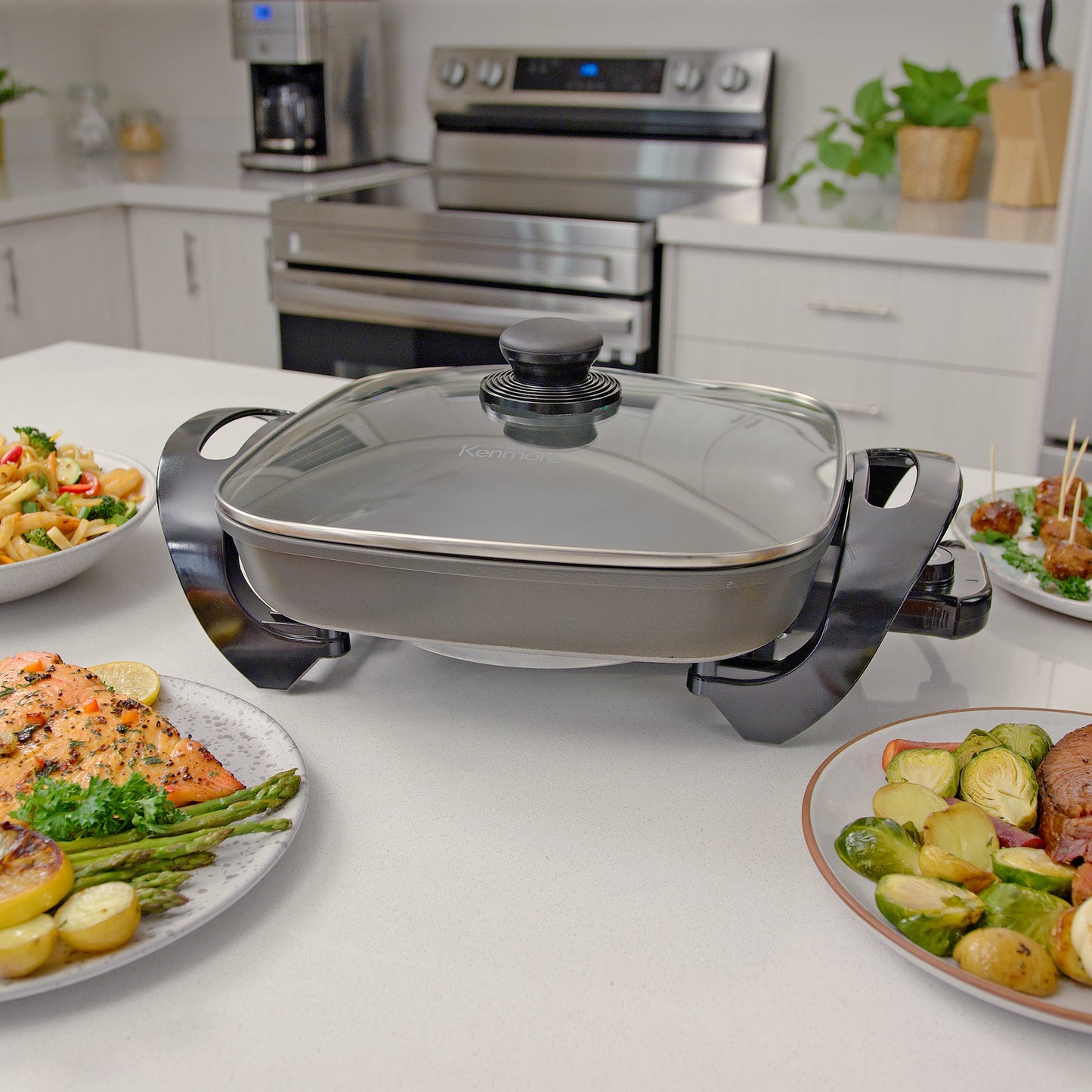 Kenmore Non-Stick Electric Skillet 12x12