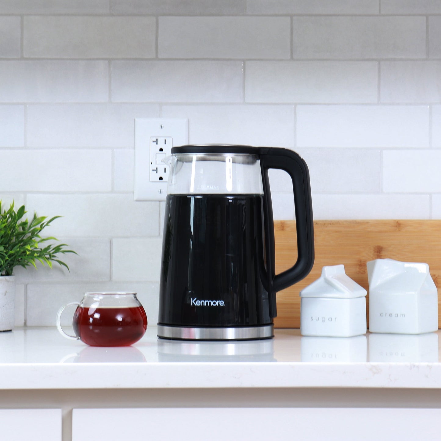 Kenmore Glass Electric Kettle 1.6L
