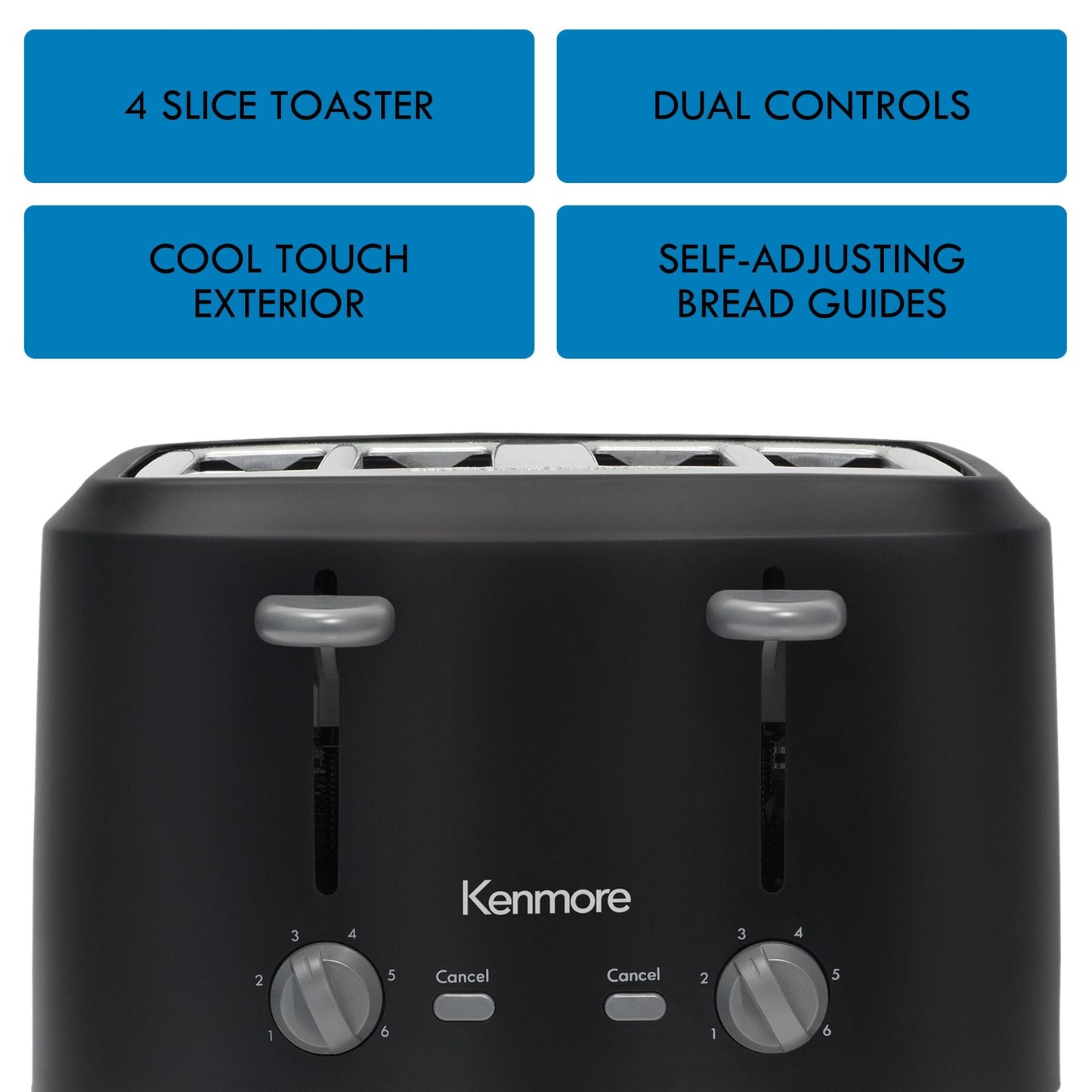 Kenmore 4-Slice Dual Control Toaster