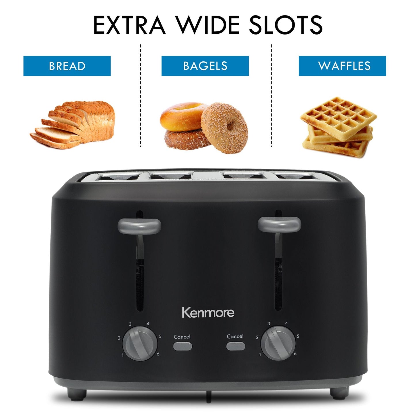 Kenmore 4-Slice Dual Control Toaster