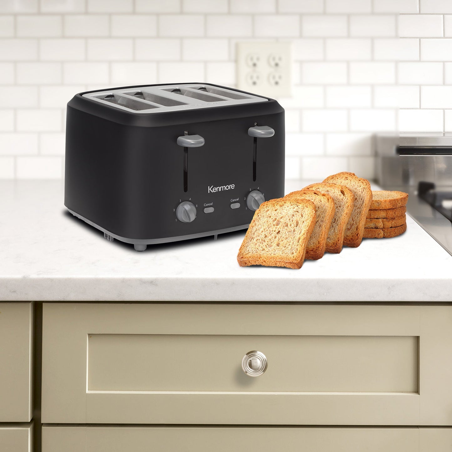 Kenmore 4-Slice Dual Control Toaster