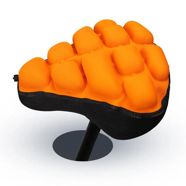 3D Inflatable Bicycle Seat Cushion – Ergonomic Air-Filled Bike Saddle Cover for Road, Mountain & Commuter Bikes, Pressure Relief Cycling Pad, S & M