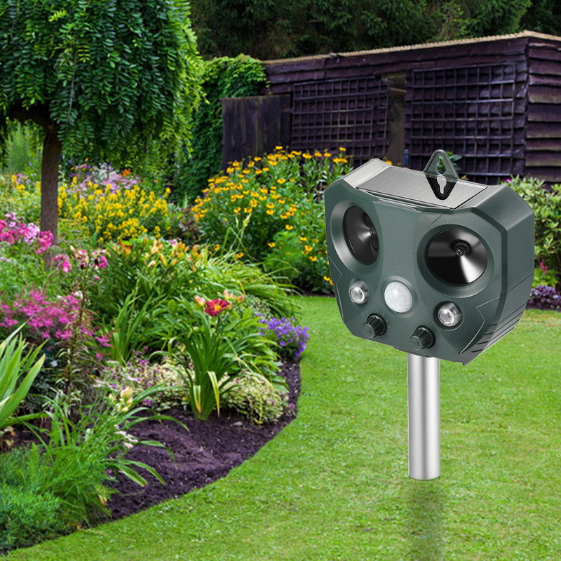 Solar Ultrasonic Animal Repeller