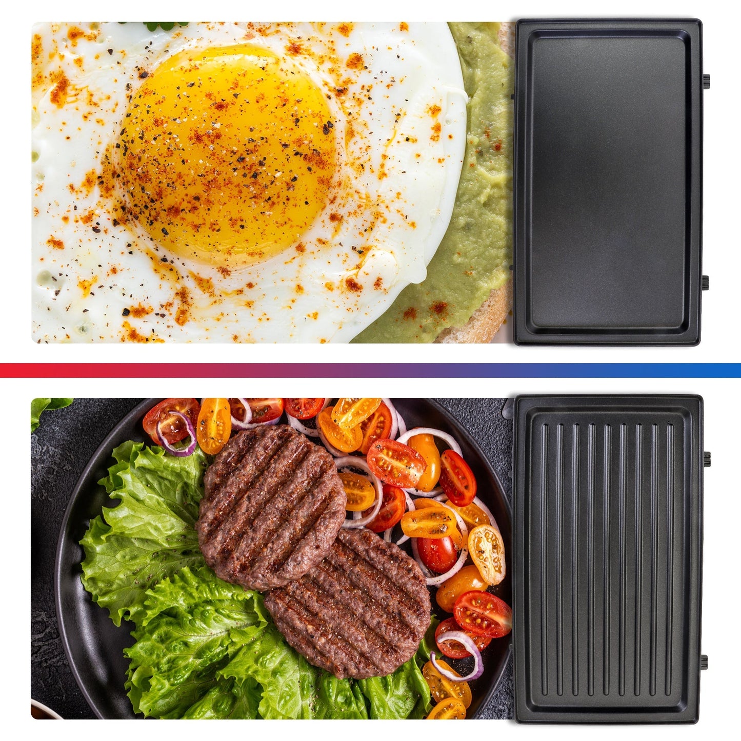 Total Chef 4-in-1 Waffle Maker & Grill