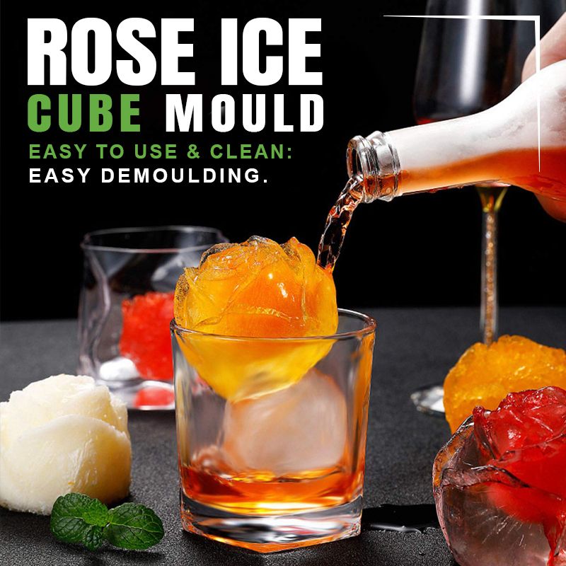 2-Stage Push-In Ice Cube Tray – Dual Layer Stackable Silicone Ice Tray with Lid, Easy-Release Large Ice Molds for Cocktails, Whiskey & Cold Drinks