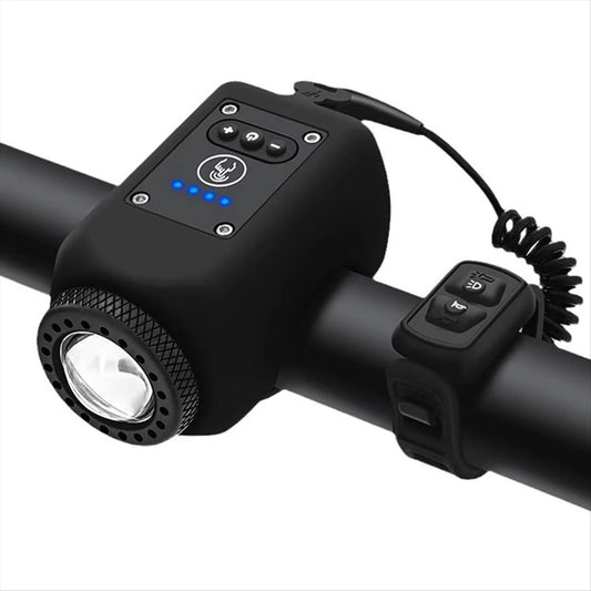 Electric Bike Horn and Front Light