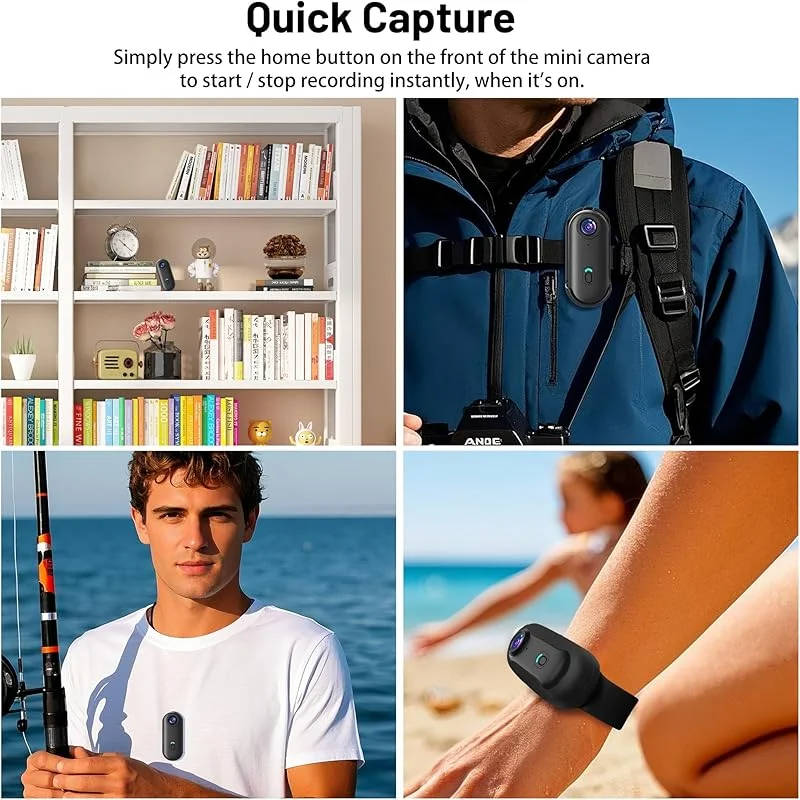 4K 360° Action Camera – Waterproof Panoramic Sports Camera with Wide Angle Lens for Hiking, Cycling, Motorcycling & Vlogging