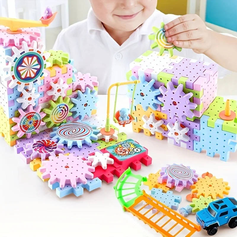 263-Piece Kids Building Blocks Kit – STEM Educational Creative Construction Toy Set for Boys & Girls Ages 3–10, Compatible with Major Brand Bricks