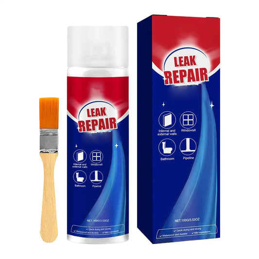2-Set Waterproof Leak Repair Sealant Spray – All-Purpose Flex Seal Rubberized Coating for Roof, Pipe, Window, Gutter & Water Leak Fixes