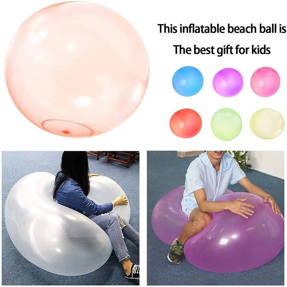 3-Set Giant Jelly Balloon Ball – Stretchy Water Sensory Play Balls for Kids, Outdoor Backyard Fun Toy for Boys & Girls, Stress Relief Fidget Ball