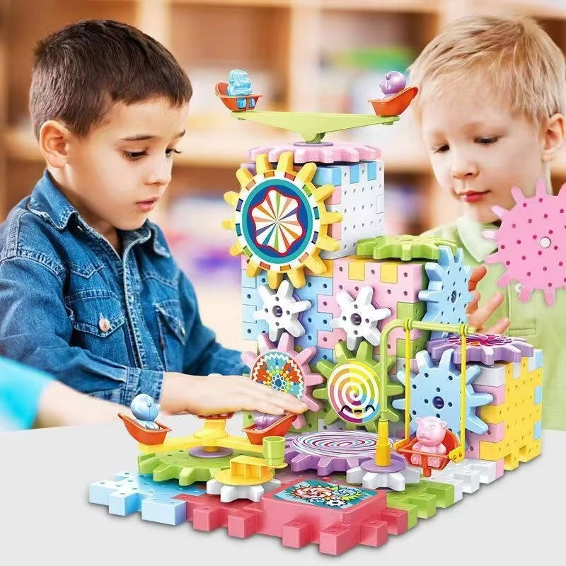 263-Piece Kids Building Blocks Kit – STEM Educational Creative Construction Toy Set for Boys & Girls Ages 3–10, Compatible with Major Brand Bricks