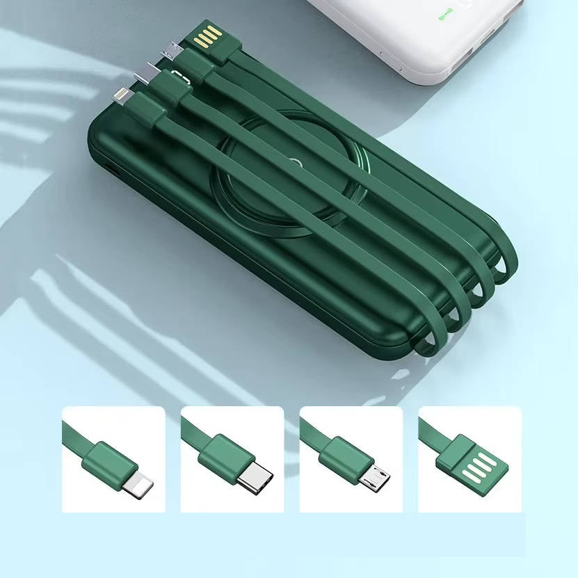 20000mAh Portable Charger Power Bank – Slim High-Capacity USB-C & USB-A Battery Pack for Smartphones, Laptops, Tablets & Travel Charging