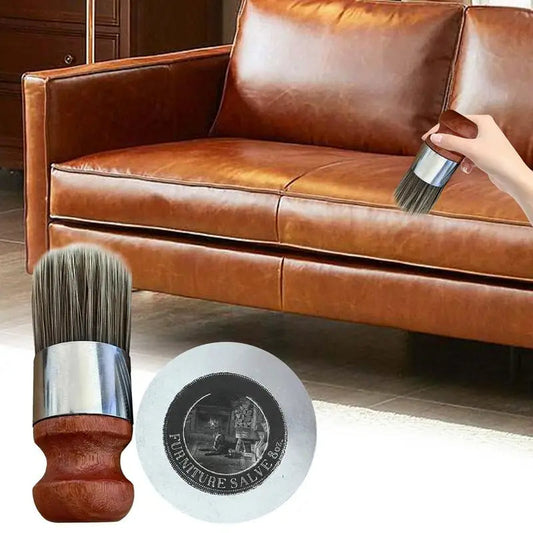120ml Leather Furniture Repair Salve Set – Leather Conditioner, Restorer & Scratch Filler for Couches, Car Seats, Sofas, Bags & Leather Goods