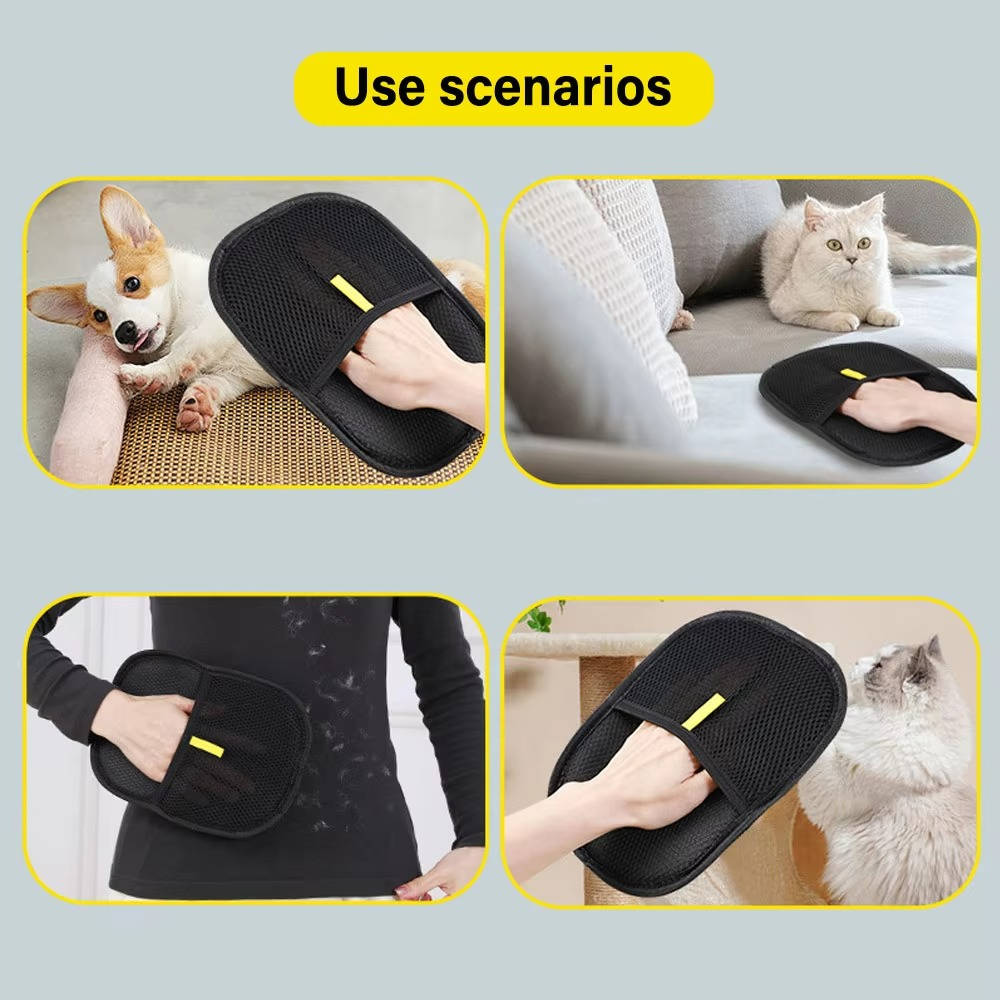 2-Set Pet Hair Remover Tool – Self-Cleaning Dog & Cat Hair Lint Roller, Reusable Fur Remover for Couch, Furniture, Carpet, Car Seats & Clothes