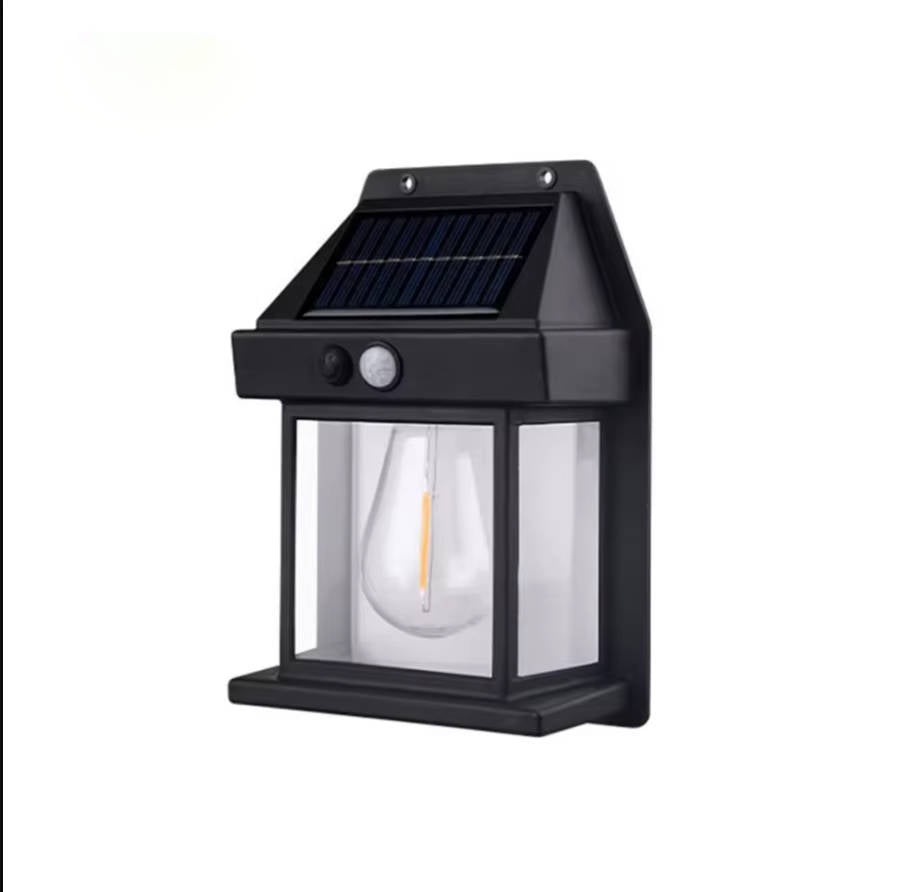 2-Set Outdoor Solar Wall Lamp – Waterproof LED Solar Security Light for Garden, Driveway, Fence, Patio, Backyard Pathway Lighting