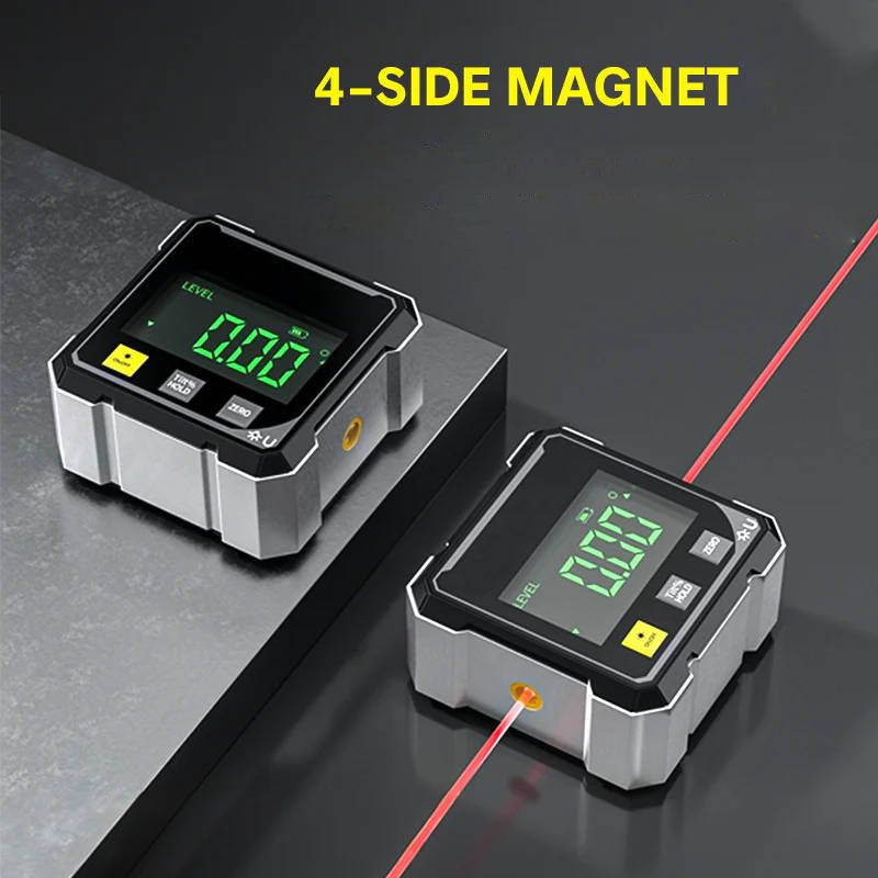 Digital Angle Finder with Laser Level