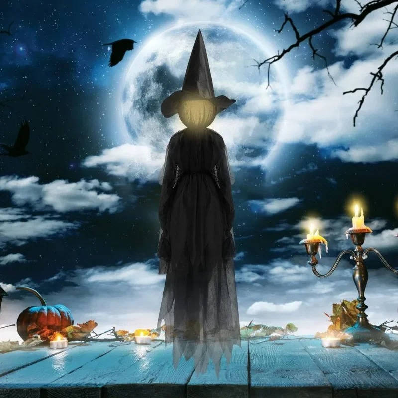 3-Pack Sound-Activated Halloween Hand Witch Decorations – Indoor & Outdoor Motion Sensor Witch Hands for Spooky Yard, Door & Party Decor