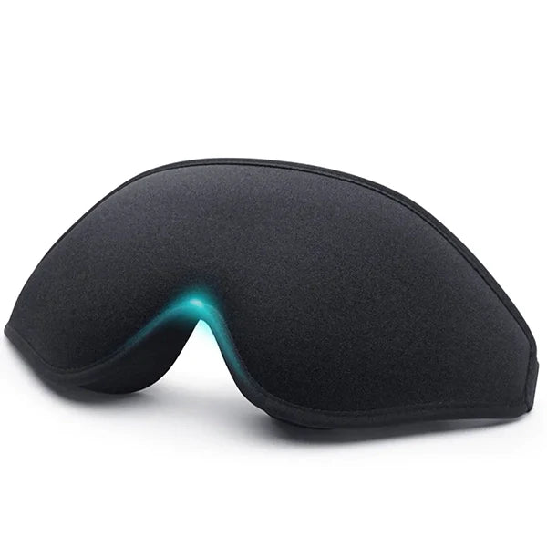 3D Memory Foam Sleep Mask – Contoured Blackout Eye Mask for Sleeping, Travel, Meditation & Naps, Zero Eye Pressure Design, Gray, Black & Pink